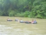 The family tubing around Sok River