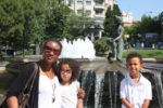With my mama & Amani in Madrid