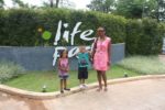 With my mummy and Amani at Life Park, Greenery Resort