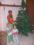 Happy people, our family xmas tree day 1 Dec