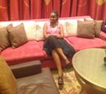 Baby sis Tina @Al Bandar hotel lobby