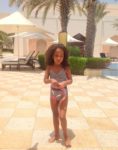 My baby Malaika Imani @Al Bandar hotel pool