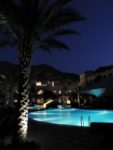Al Waha pool by night
