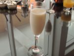 The smoothie of the day Apricots was yummy we had to ask for another glass yaani mpaka hubby aliongeza na si kawaida lol!