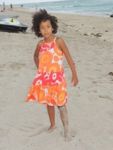 Binti Malaika at Long beach, Miami