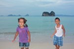 With my brother Amani at Railay Beach Krabi summer holiday 2010