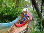 With my brother Amani in Canoe Dream World Bangkok summer holiday 2010