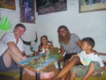 With my family in a Rastafaaian bar. It was much fun