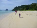 Beautiful beach, Malaika & I