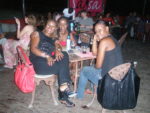 With Kay & mdogo wangu Tina. Salsa night at Golden Tulip Hotel