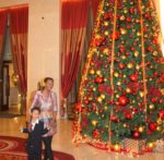 Christmas Day Shangri-la hotel Muscat with my mum. Dec.2011