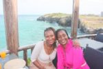 At Karambezi Sea Cliff Hotel with Maggie
