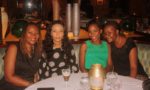 with my sisters,at Trader Vic's Intercontinental Hotel.