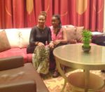 With my baby sis Tina @Al Bandar hotel