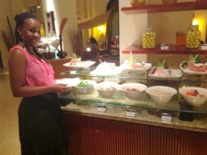 Shangri La 2012 (Our 1st night in Shangri-La hotel, dinner with my family @Al Tanoor rest.)
