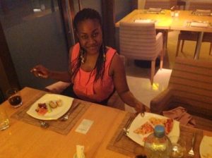 Shangri La 2012 (Our 1st night in Shangri-La hotel, dinner with my family @Al Tanoor rest.)