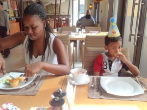 Shangri La, 2012 (Kids breakfast @Al Tanoor Restaurant, Shangri-La Hotels. Aug, 2012)