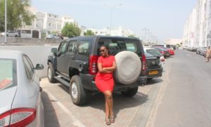 Tina in Muscat (Tina Out & About in Muscat. Aug, 2012)