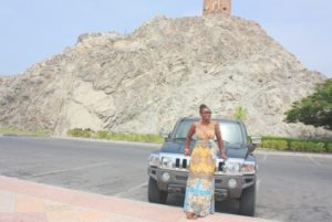 Tina in Muscat (Tina Out & About in Muscat. Aug, 2012)