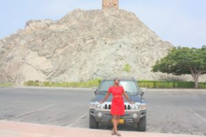 Tina in Muscat (Tina Out & About in Muscat. Aug, 2012)
