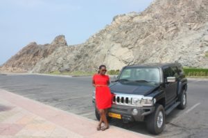 Tina in Muscat (Tina Out & About in Muscat. Aug, 2012)