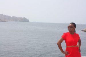 Tina in Muscat (Tina Out & About in Muscat. Aug, 2012)