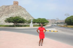 Tina in Muscat (Tina Out & About in Muscat. Aug, 2012)