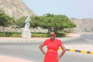 Tina in Muscat (Tina Out & About in Muscat. Aug, 2012)