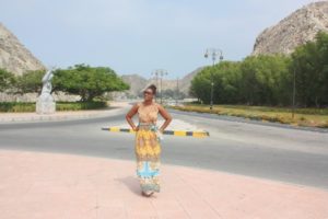 Tina in Muscat (Tina Out & About in Muscat. Aug, 2012)