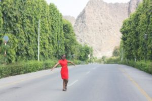 Tina in Al Bustan (Tina @Al Bustan Palace Ritz Carlton hotel, Oman with dada. Aug, 2012)