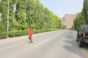 Tina in Al Bustan (Tina @Al Bustan Palace Ritz Carlton hotel, Oman with dada. Aug, 2012)