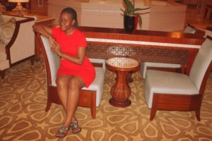 Tina in Al Bustan (Tina @Al Bustan Palace Ritz Carlton hotel, Oman with dada. Aug, 2012)