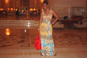 Tina in Al Bustan (Tina @Al Bustan Palace Ritz Carlton hotel, Oman with dada. Aug, 2012)