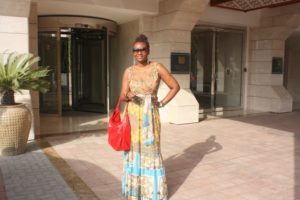Tina in Al Bustan (Tina @Al Bustan Palace Ritz Carlton hotel, Oman with dada. Aug, 2012)