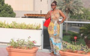 Tina in Al Bustan (Tina @Al Bustan Palace Ritz Carlton hotel, Oman with dada. Aug, 2012)