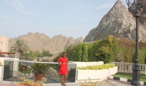Tina in Al Bustan (Tina @Al Bustan Palace Ritz Carlton hotel, Oman with dada. Aug, 2012)