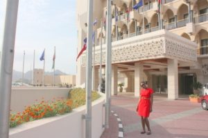 Tina in Al Bustan (Tina @Al Bustan Palace Ritz Carlton hotel, Oman with dada. Aug, 2012)