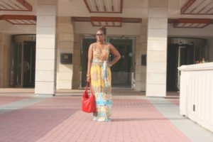 Tina in Al Bustan (Tina @Al Bustan Palace Ritz Carlton hotel, Oman with dada. Aug, 2012)