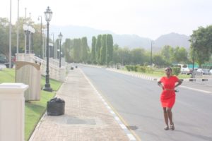 Tina in Al Bustan (Tina @Al Bustan Palace Ritz Carlton hotel, Oman with dada. Aug, 2012)