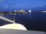 Sailing begin, bye bye Fort Lauderdale see you after 10nights