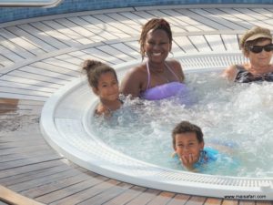 Jaccuzzi @MSC Poesia (Back to MSC Poesia Cruise Ship after a long day in Jamaica. Dec 10, 2012)