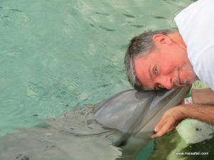 Dolphin Cove Jamaica (Kiss from a Dolphin @ Dolphin Cove In Jamaica, Dec 10. 2012)