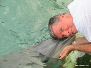 Dolphin Cove Jamaica (Kiss from a Dolphin @ Dolphin Cove In Jamaica, Dec 10. 2012)